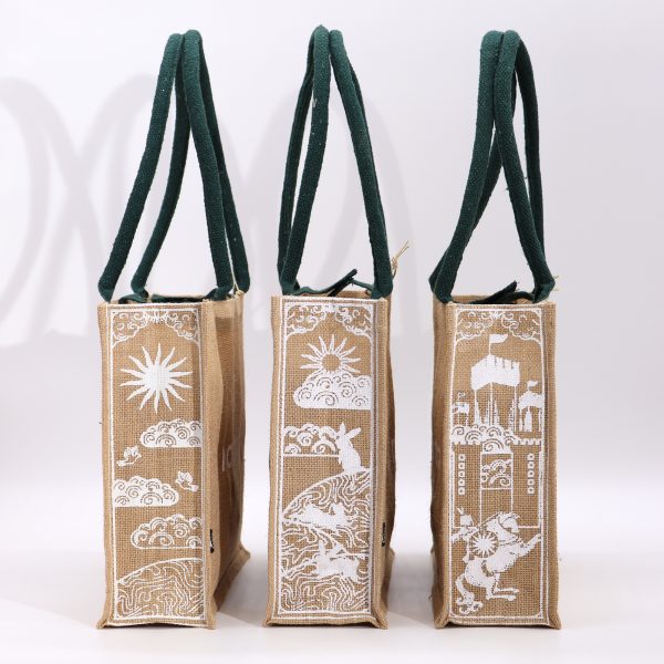 Hop Hare Jute Big Bag - I am Strong - Image 4