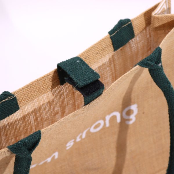 Hop Hare Jute Big Bag - I am Strong - Image 6