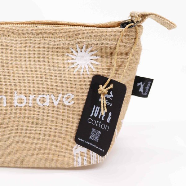 Hop Hare Pouch - I am Brave - Image 2