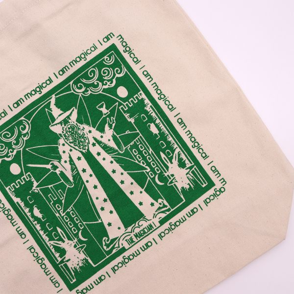 Hop Hare Tote Bag - I am Magical - Cotton Canvas - Image 2