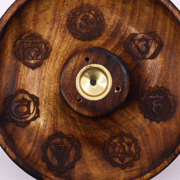 Incense Stick & Cone Burner Disc - 7 Chakra - Image 2