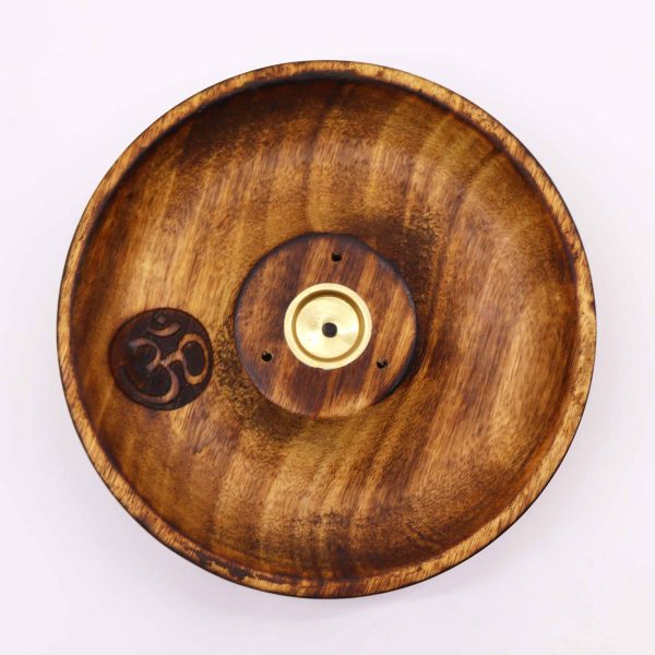 Incense Stick & Cone Burner Disc - Om - Image 2