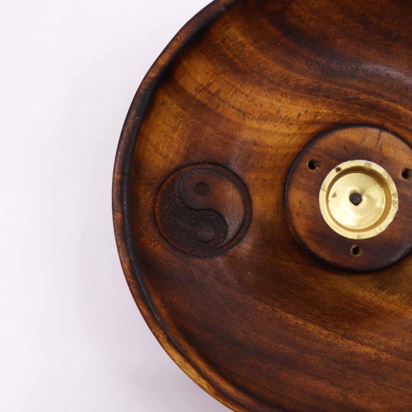 Incense Stick & Cone Burner Disc - Ying & Yang - Image 3