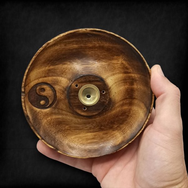 Incense Stick & Cone Burner Disc - Ying & Yang - Image 5