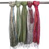 Indian Boho Scarves - 56x183cm - Random Greens