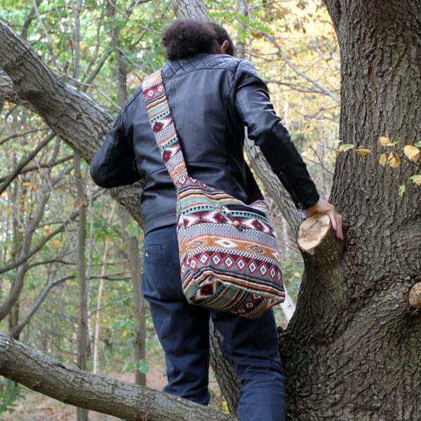 Jacquard Bag - Chocolate Student Bags - Image 2