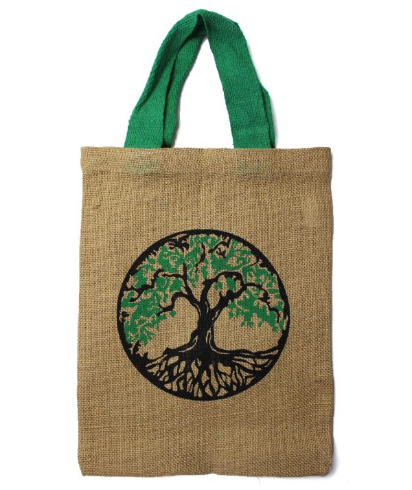 Jute Tote Bag - 5 assorted mystic designs - Image 3