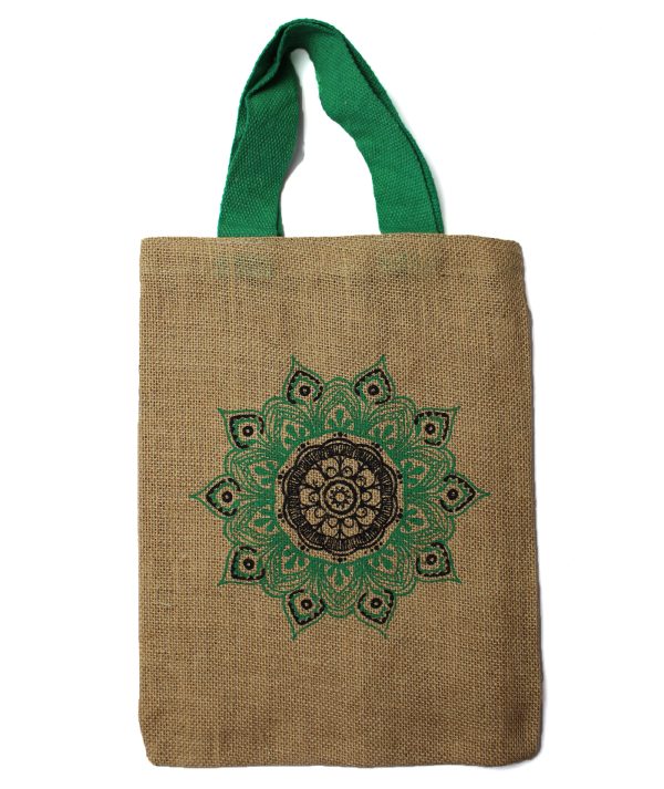 Jute Tote Bag - 5 assorted mystic designs - Image 5