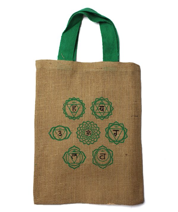 Jute Tote Bag - 5 assorted mystic designs - Image 7