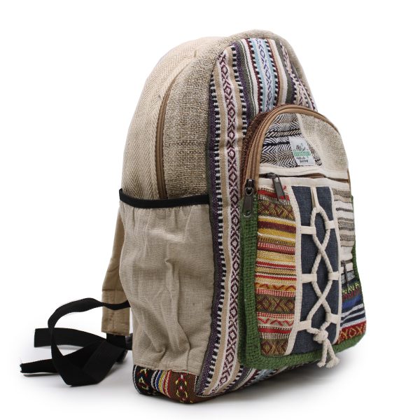 Large Backpack - Rope & Pockets Style - Image 2