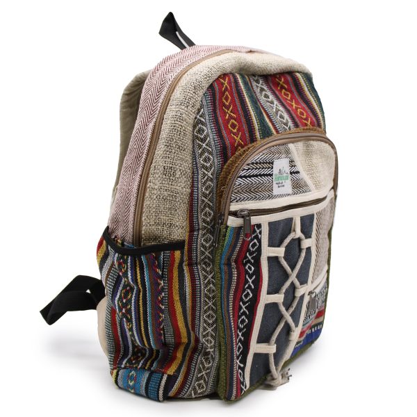 Large Backpack - Rope & Pockets Style - Image 5