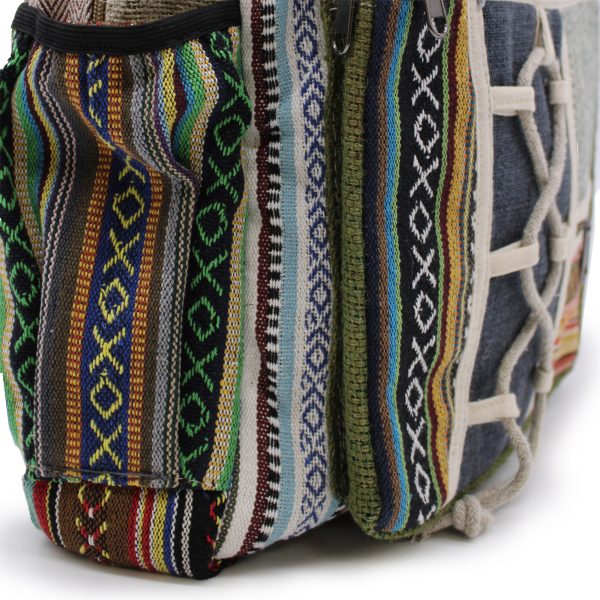 Large Backpack - Rope & Pockets Style - Image 7