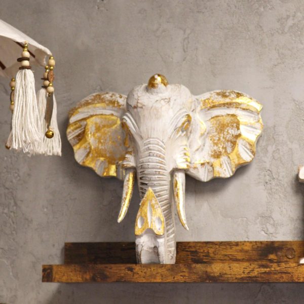 enhanced by a captivating touch of golden glitter.Hand-carved with precision in Indonesia