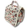 Large Multi Eyes Cotton Canvas Toilet Bag - Image 2