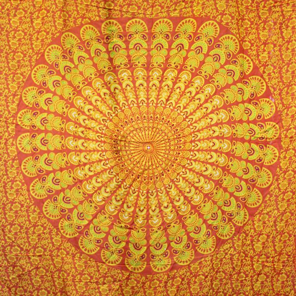 Lime Orange Mandala Sarongs - Image 3