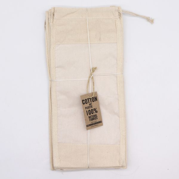 Long Cotton Window Pouch - 35x15cm - Image 3