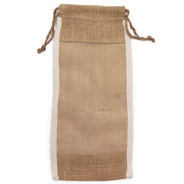Long Washed Jute Pouch - 35x15cm - Image 2