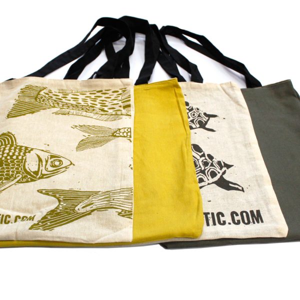 Lrg 2x4oz Reversable Cotton Bag 38x42cm - (2 designs) - Image 2