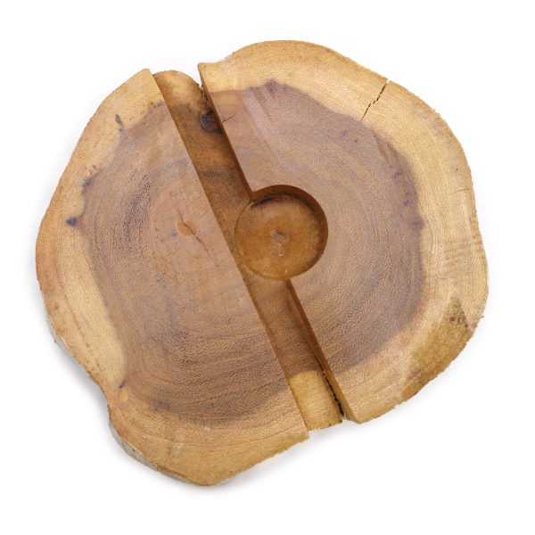 on a night table near the bed or a coffee table