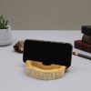Lrg Gamal Wood Phone Holder - Whitewash - Image 6