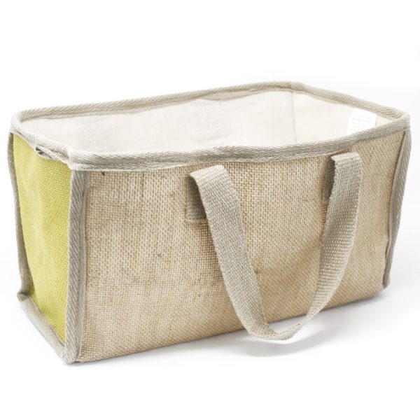 Lrg Shopping Basket - 33x18x20cm - Olive - Image 2