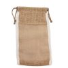 Lrg Washed Jute Pouch - 26x15cm - Image 2