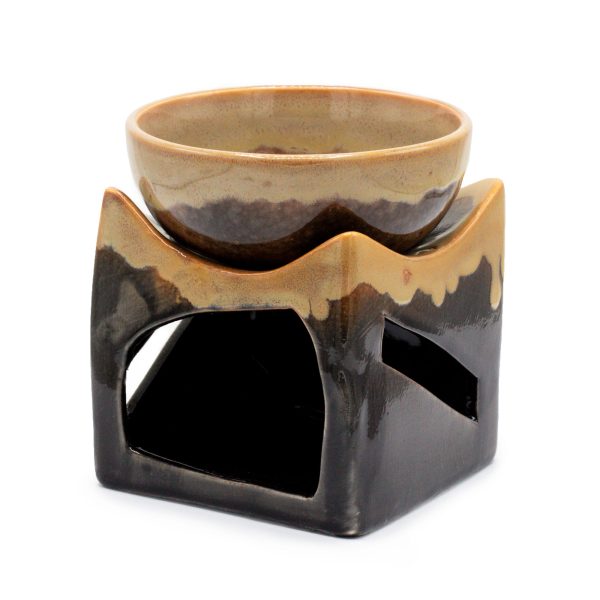 Lucky Coin Large Oil Burner - Brown - Image 2