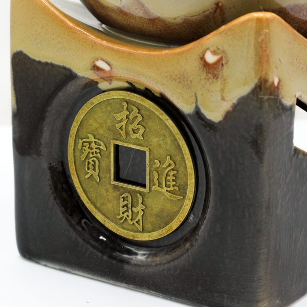 Lucky Coin Large Oil Burner - Brown - Image 4