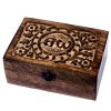 Take a look at this wholesale Mango Aromatherapy Box.This pretty piece will look beautiful in the bedroom or dressing room or any room really.These aromatherapy storage boxes are designed to hold 10ml bottles; therefore they are ideal for storing essential oils. You could sell them separately or maybe make up your own essential oils kits or gift sets.Size: 14.5x20.5x8 cm