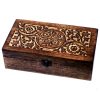 Take a look at this wholesale Mango Aromatherapy Box.This pretty piece will look beautiful in the bedroom or dressing room or any room really.These aromatherapy storage boxes are designed to hold 24x 10ml bottles + 1 x 100ml bottle ( Base Oil) ; therefore they are ideal for storing essential oils. You could sell them separately or maybe make up your own essential oils kits or gift sets.Size: 14.5x26x8 (cm)