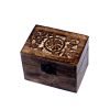 Take a look at this wholesale Mango Aromatherapy Box.This pretty piece will look beautiful in the bedroom or dressing room or any room really.These aromatherapy storage boxes are designed to hold 10ml bottles; therefore they are ideal for storing essential oils. You could sell them separately or maybe make up your own essential oils kits or gift sets.Sizes: 8x11x8 (cm)