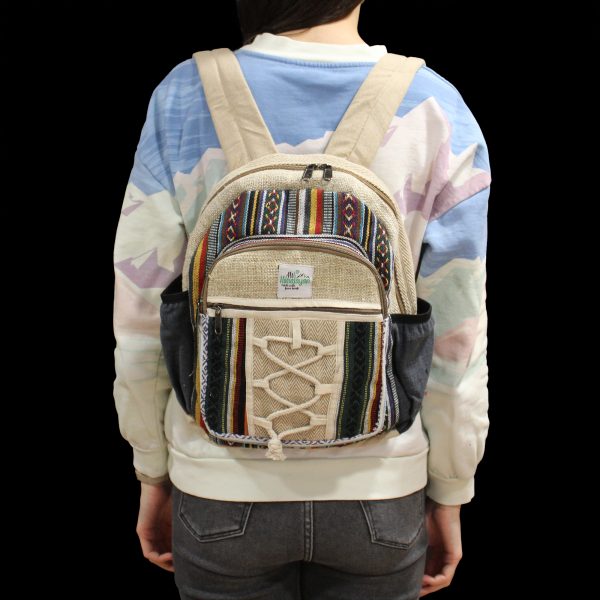 Medium Backpack - Rope & Pockets Style - Image 8