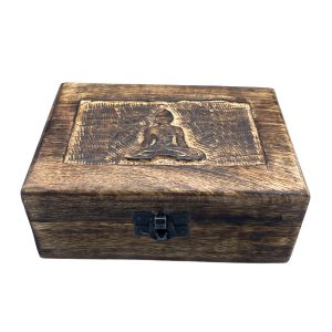 Wholesale Medium Wooden Keepsake Buddha.More than storage