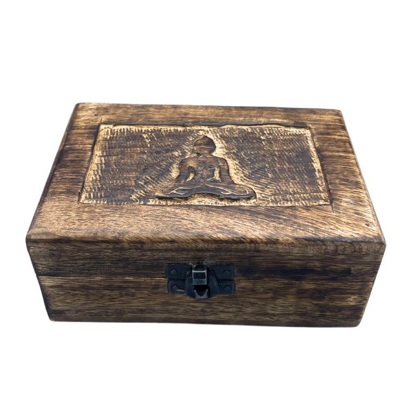 Wholesale Medium Wooden Keepsake Buddha.More than storage