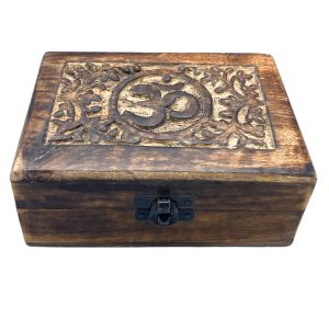 Wholesale Medium Wooden Keepsake Box Om.Transcending mere storage