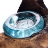 Molten Glass on Wood - Candle Holder - Image 3