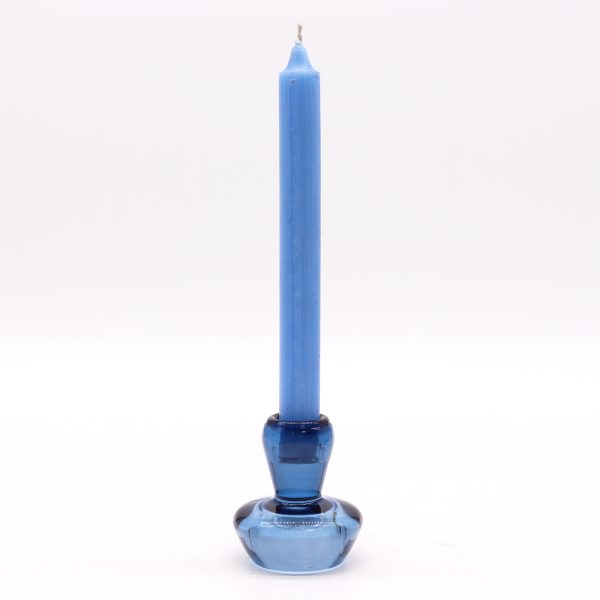 Mushroom Flip Dinner Candle / Tealight Holder - Royal Blue - Image 2