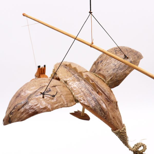 this beautiful dragon mobile has a wingspan and length of approximately 37cm x 30cm and hangs 40 cm down from its hook.Just hang this beautiful flying dragon indoors or out... preferably in your garden