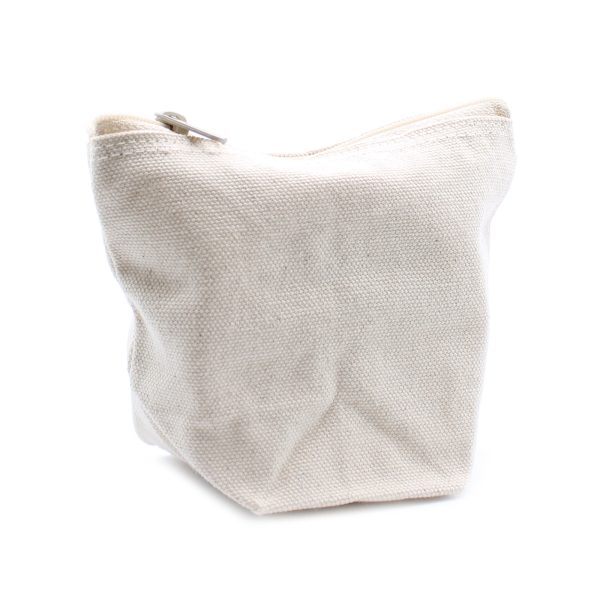 Natural Cotton Toiletry Bag 10 oz - Mini Pouch