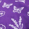 Natural Jute Cotton Gift Bag - Lavender Lining - Medium - Image 5