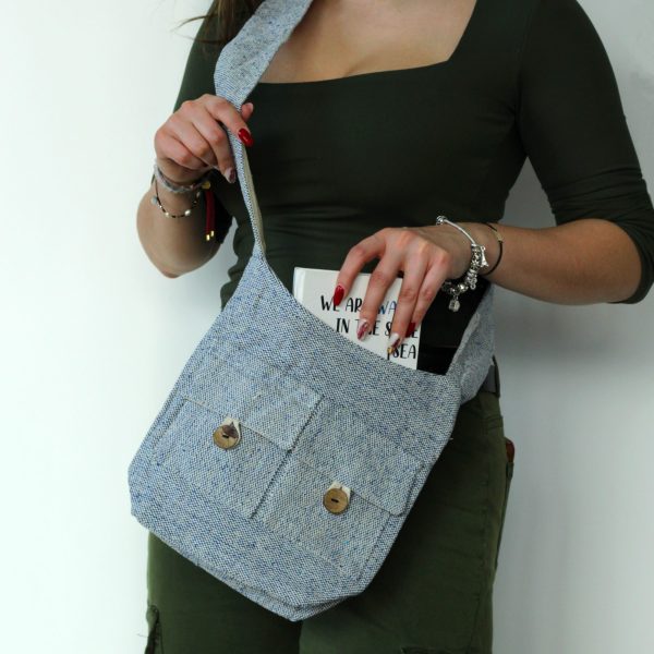 Natural Tones Two Pocket Bags - Comp Denim - Medium - Image 3