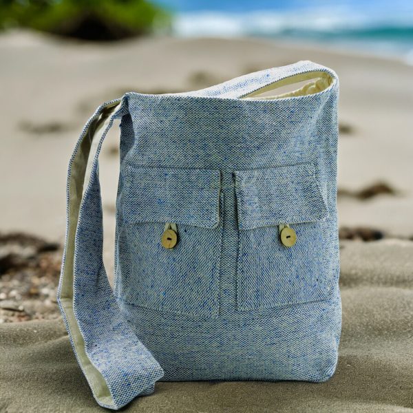Natural Tones Two Pocket Bags - Comp Denim - Medium - Image 4