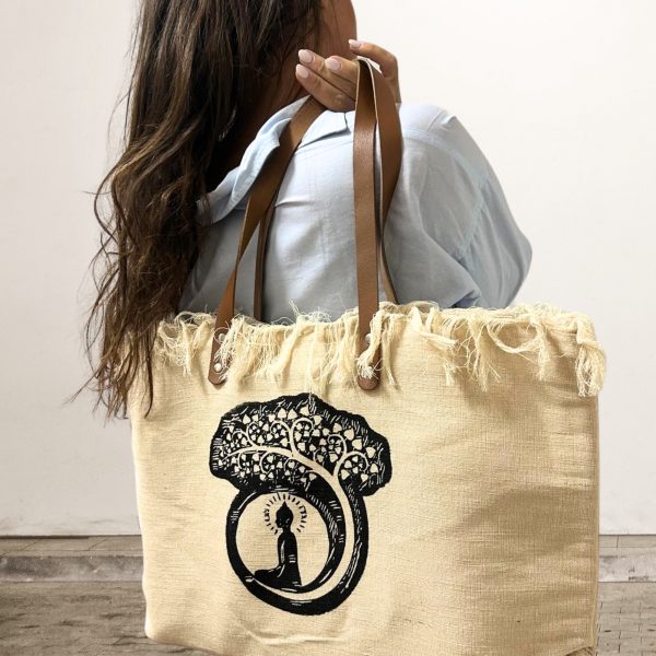 Natural Tote Bag Leather Handle - Inspiration - Image 4