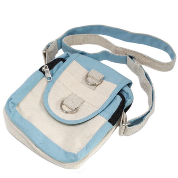 Natural Travel Bag - Teal - Image 2