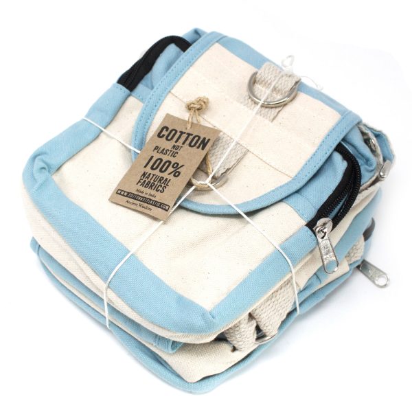 Natural Travel Bag - Teal - Image 4