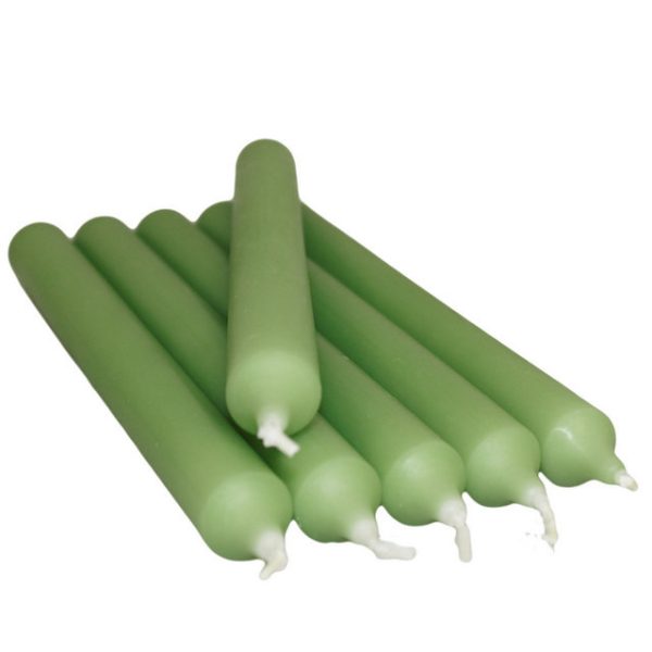 Olive Dinner Candle