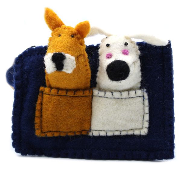 Pouch with Finger Puppets - Puppy Pals - Image 5