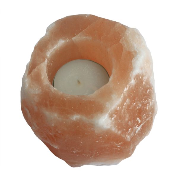 Quality Natural Salt Candle Holder - Image 3