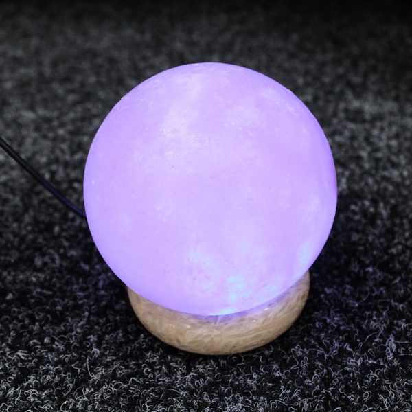 Quality USB Ball Salt Lamp - 8 cm (multi) - Image 3