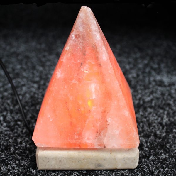 Quality USB Pyramid Salt Lamp - 9 cm (single) - Image 2